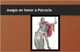 Juegos en Honor a Patroclo ii