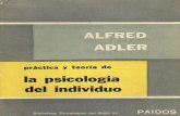 ADLER - Práctica y Teoría de La Psicología Del Individuo