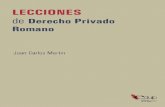 Lecciones de Derecho Privado Romano Juan Carlos Martín (1)