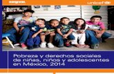 “Pobreza y derechos sociales de niñas, niños y adolescentes en México”
