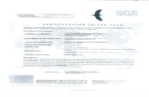 Certificación SGS American 7250