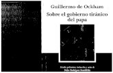 Ockham, G. - Sobre El Gobierno Tiránico Del Papa