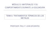 Tratamientos Térmicos de Los Metales - Material Base y Uniones Soldadas