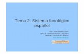 Presentacion_tema2 FONÉTICA ESPÑOLA