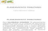 Planeamiento Tributario- Carlos Moreano