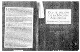 Constitución de La Nación Argentina - Comentada Y Concordada - M. a. Gelli