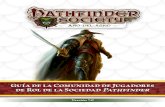 Guía de La Sociedad Pathfinder 7.0