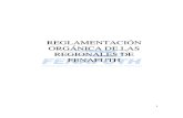 Reglamentacion Organica de Las Regionales Fenafuth