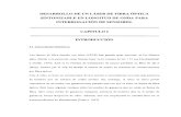 DESARROLLO DE UN LÁSER DE FIBRA ÓPTICA SINTONIZABLE EN LONGITUD DE ONDA PARA INTERROGACIÓN DE SENSORES