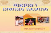 Principios y Estrategias Evaluativas