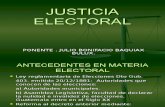 Justicia Electoral Presentacion