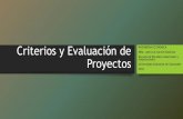 Criterios y Evaluación de Proyectos (1)