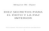 El Libro de Los Diez Secretos Para La Paz Interior- Wayne w. Dyer