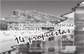 14 Propuestas Inclusión social de Alicante.