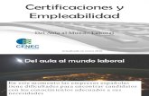 Certificaciones y Empleabilidad