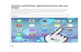 Desinstalar Aplicaciones en El iPad