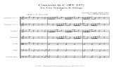 Concierto Para Dos Trompetas Vivaldi SCORE