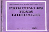 Arnaudo Jose - Principales Tesis Liberales