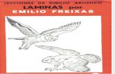 Dibujo - Emilio Freixas - Láminas Serie 53 - Aves II