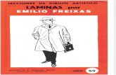 Dibujo - Emilio Freixas - Láminas Serie 59 - Hombre Vestido
