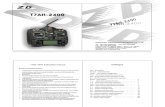 Manual emisora T7AH-2400