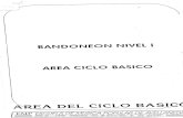 Area Ciclo Basico - Bandoneón Nivel 1 Escuela de Musica Popular de Avellaneda