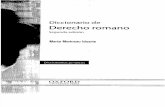 Diccionario Derecho Romano. Morineau