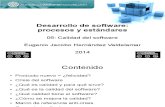 Desarrollo de software: procesos y estándares. S05: Calidad del software