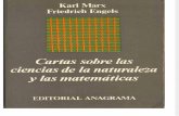 K. Marx, F. Engels - Cartas Sobre Las Ciencias de La Naturaleza y Las Matematicas.