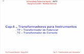 Cap. 6 - Transformadores Para Instrumentos