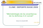 Metodologia de La Enseñanza de La Defensa 3-3 Zonal Juan Oliver 2009