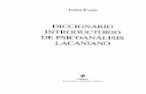 Evans, D. - Diccionario Psicoanálisis Lacaniano
