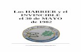 LOS HARRIER Y EL INVINCIBLE EL 30 de MAYO de 1982