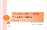 Procedimientos de Cohesión Textual