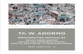 86344134 Theodor W Adorno Monografias Musicales