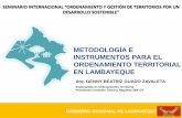 Metodología e instrumentos para el Ordenamiento Territorial en Lambayeque