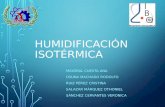 humidificación isotérmica,