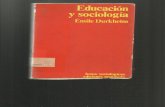 Durkheim_Educacion y Sociologia