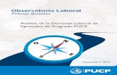 Observatorio Laboral PUCP - Boletín I