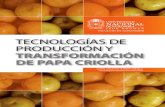 Tecnologías de producción y transformación de papa criolla
