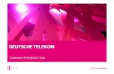 Deutsche Telekom Company Presentation