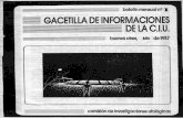 CIU Gacetilla 01 (Jul 1987)
