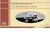 DURKHEIM, Emilio, La educación moral Introducción la moral laica