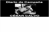 César Calvo - Diario de Campaña - poesía