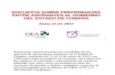 Encuesta GEA-IsA en El Estado de Chiapas (Enero de 2012)