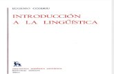 Introducción a la lingüística - Eugenio Coseriu (Libro completo)