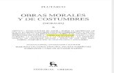 Tomo X - OBRAS MORALES Y DE COSTUMBRES - Plutarco - CONSEJOS POLÍTICOS