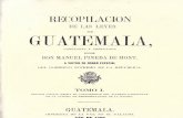 Recopilacion de Las Leyes de Guatemala 1869