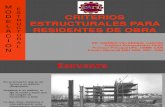 Criterios Estructurales Para Residentes de Obra Dr. Genner Villareal Castro