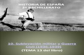 HISTORIA DE ESPAÑA TEMA 10
